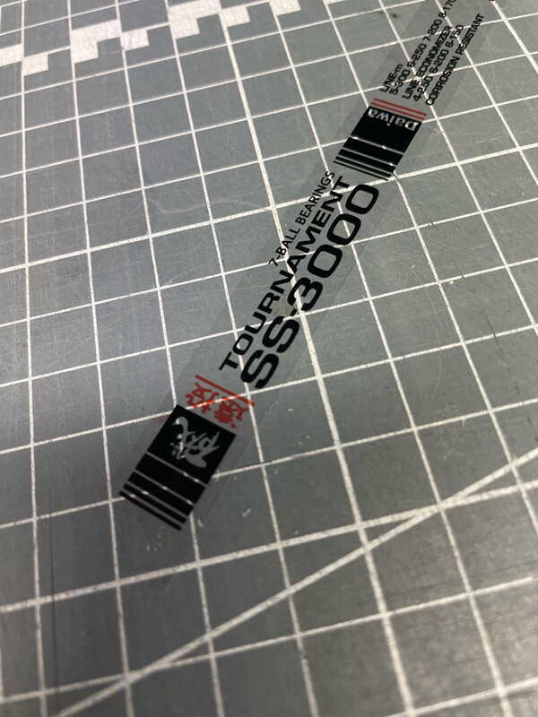 Daiwa SS3000 Original Clear Wrap