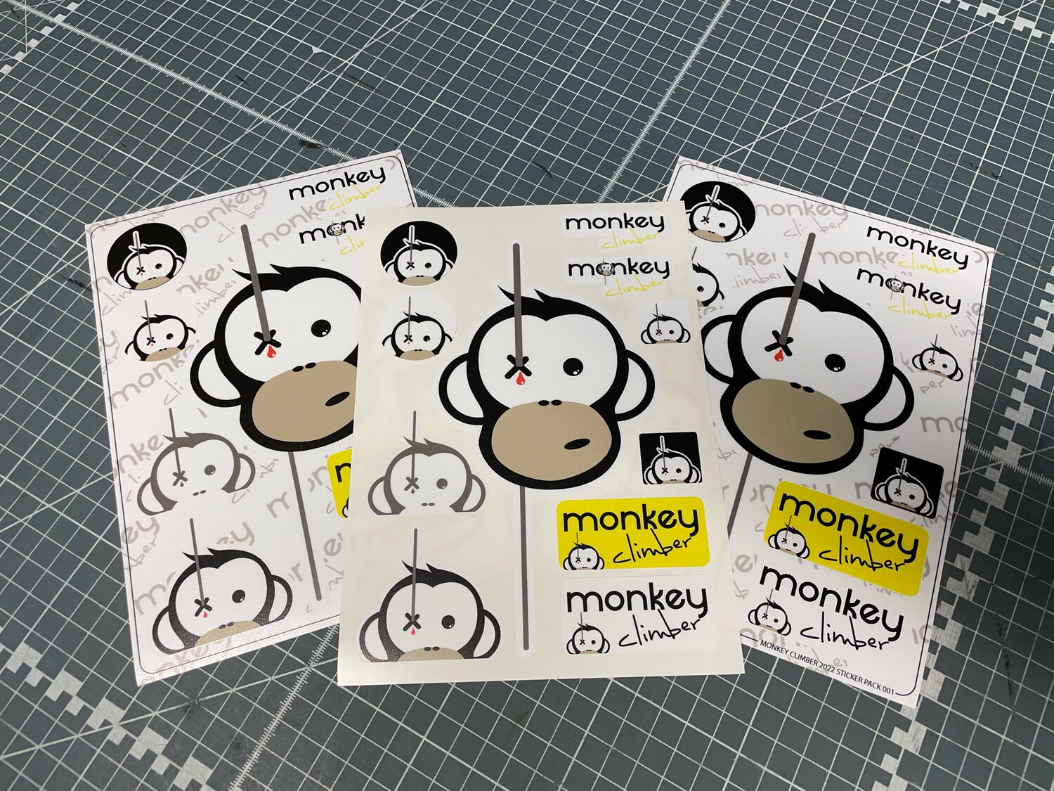 Monkey Climber Sticker Pack 001
