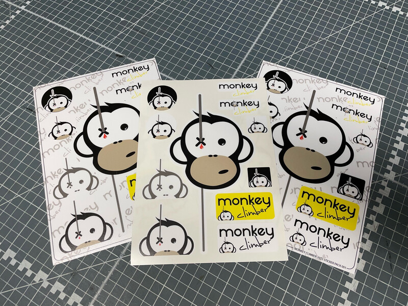 Monkey Climber Sticker Pack 001