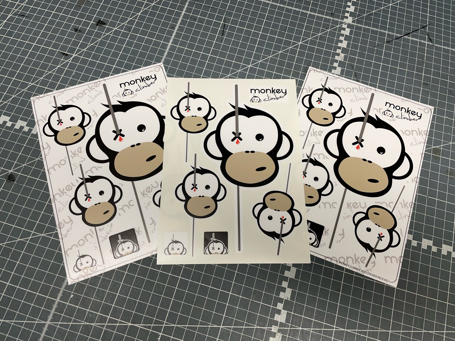 Monkey Climber Sticker Pack 002