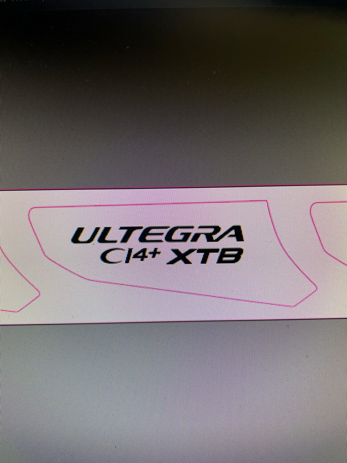 Ultegra XTB Side Panel Lettering