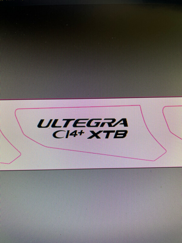 Ultegra XTB Side Panel Lettering