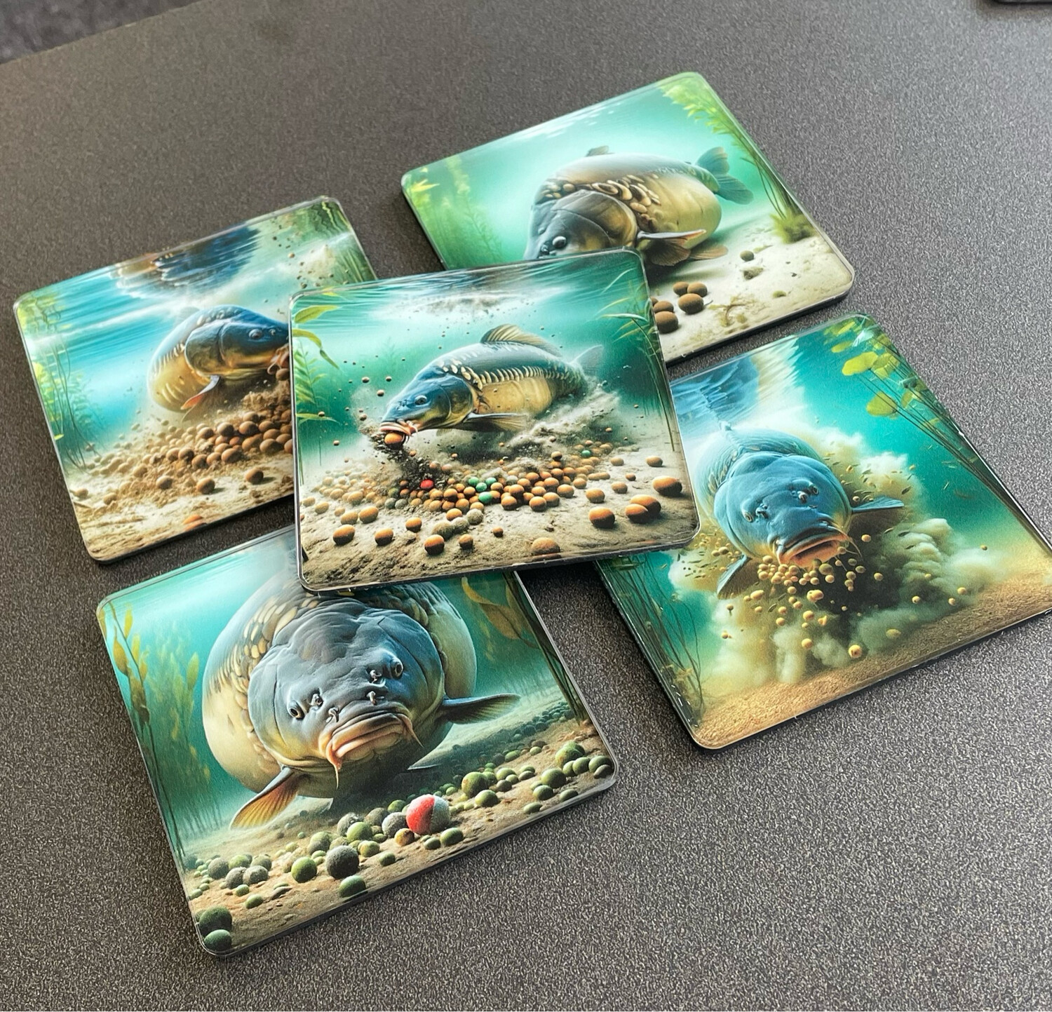 Carp Printed Coaster’s 001