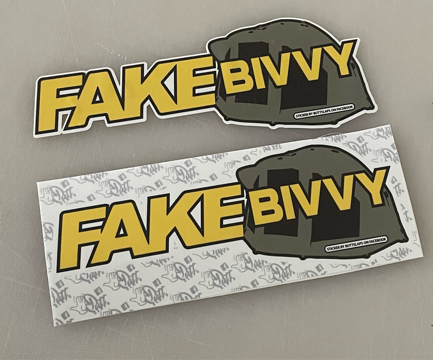 Fake Bivvy Sticker 001