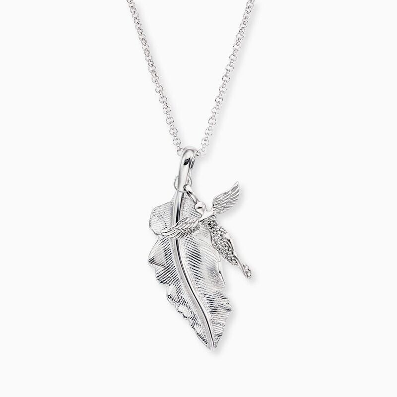 Engelsrufer - Collier plume et ange Engelsrufer - Collier plume et ange