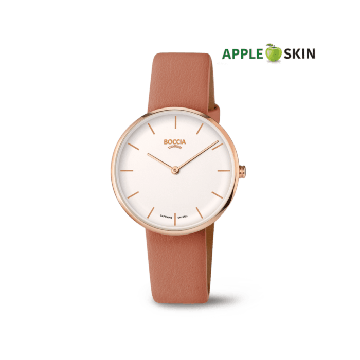 Boccia - montre titane cuir vegan