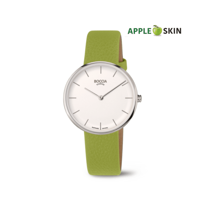 Boccia - montre titane cuir vegan