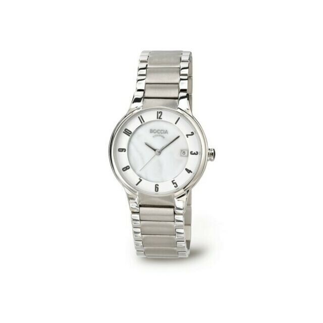 Boccia - montre titane cadran nacre