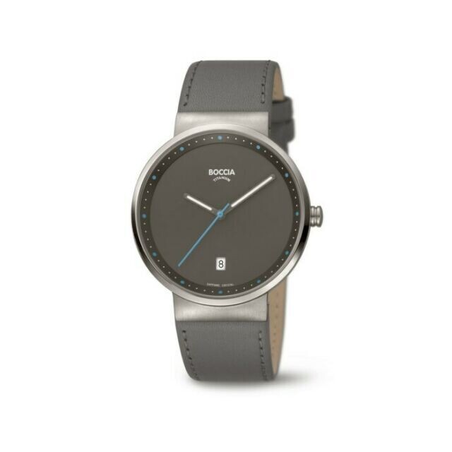 Boccia - Montre titane cuir