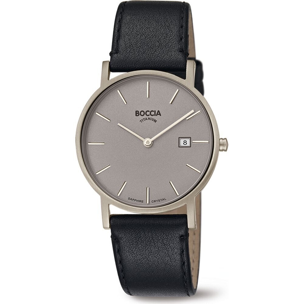Boccia - Montre titane cuir