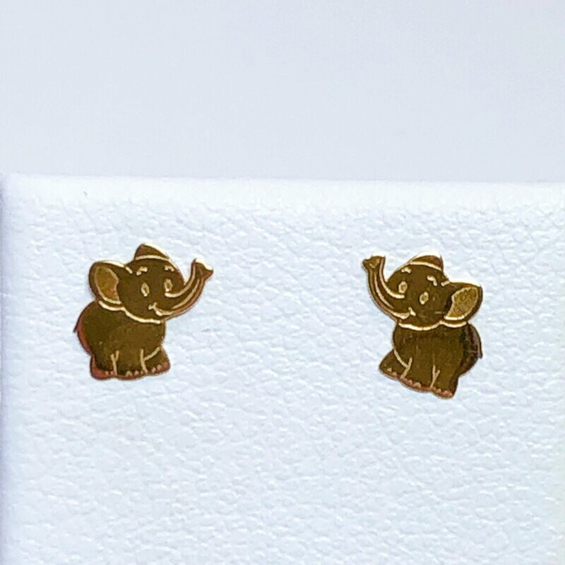 Les imperdables - boucles d'oreille éléphants 9ct