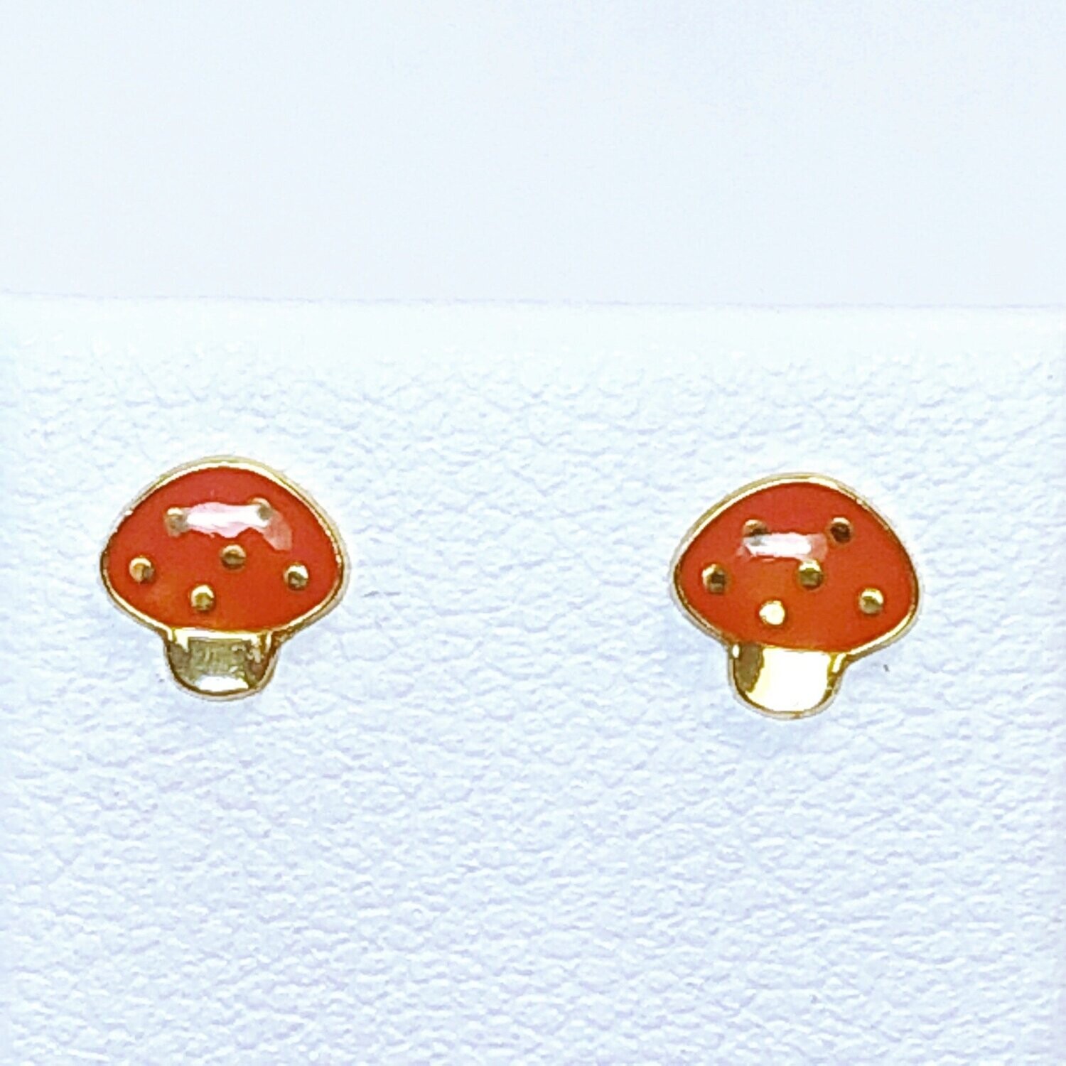 Les imperdables - Boucles d'oreilles champignons 9ct
