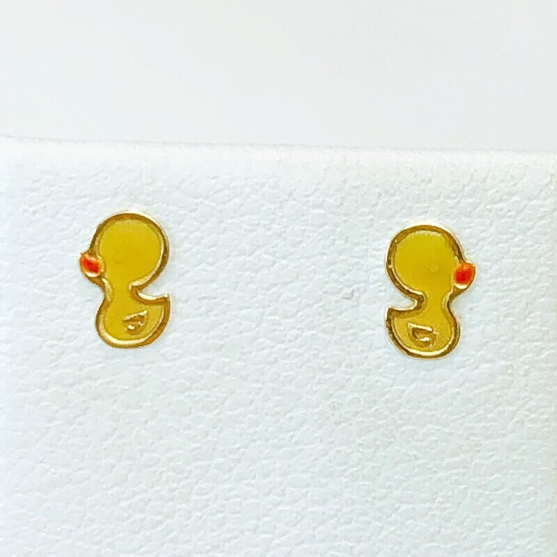Boucles d'oreilles enfants canards