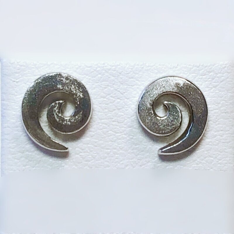 Boucles d'oreilles MC or blanc