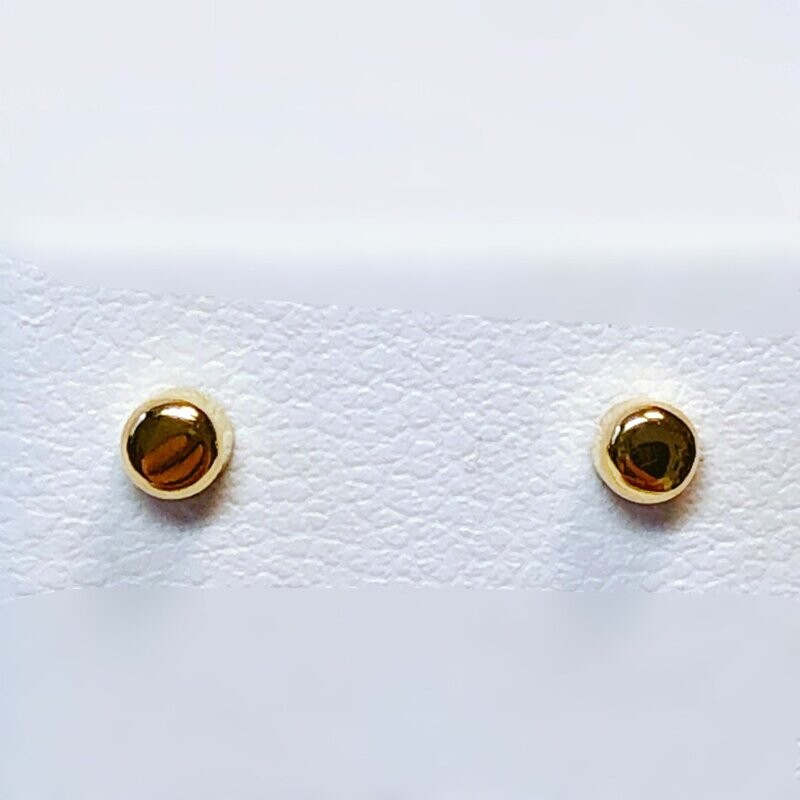 Boucles d'oreilles MC en or jaune