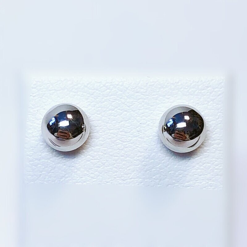 Boucles d'oreilles MC en or blanc