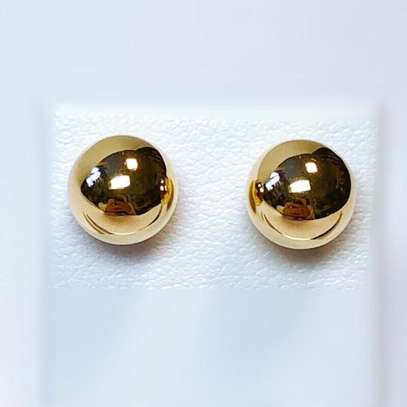 Boucles d'oreilles MC en or jaune