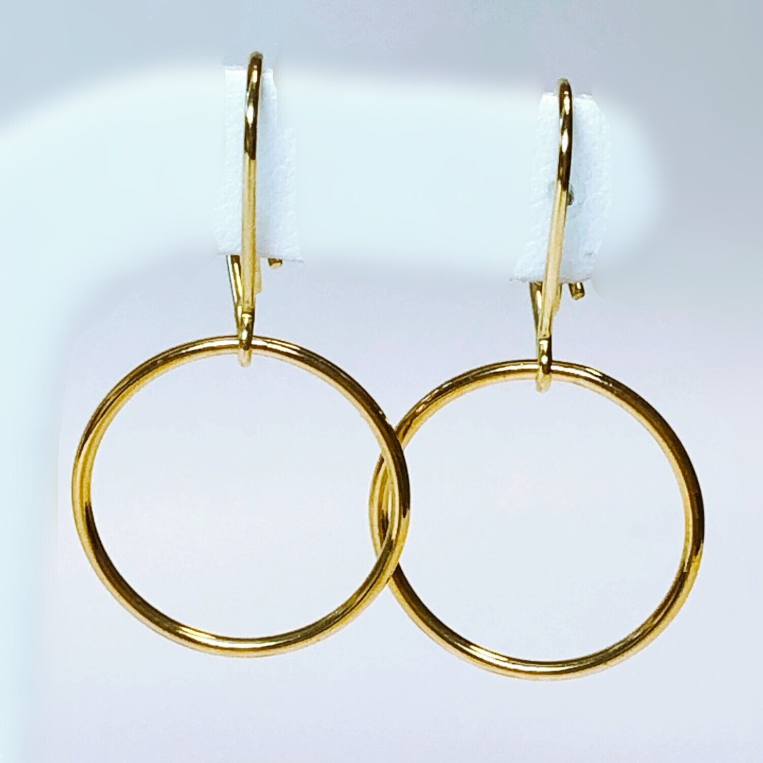 Boucles d'oreilles MC en or jaune