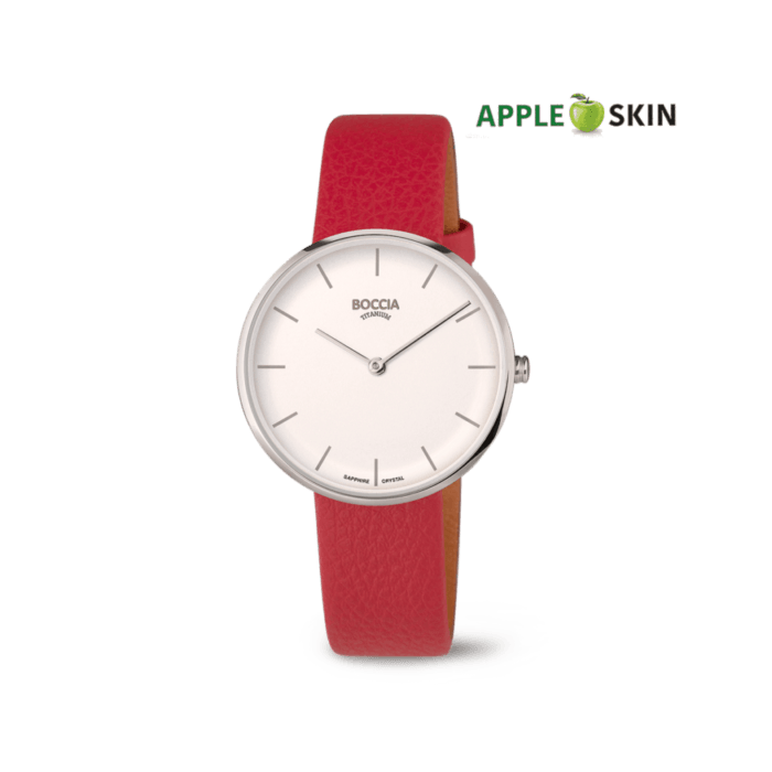 Boccia - montre titane cuir vegan