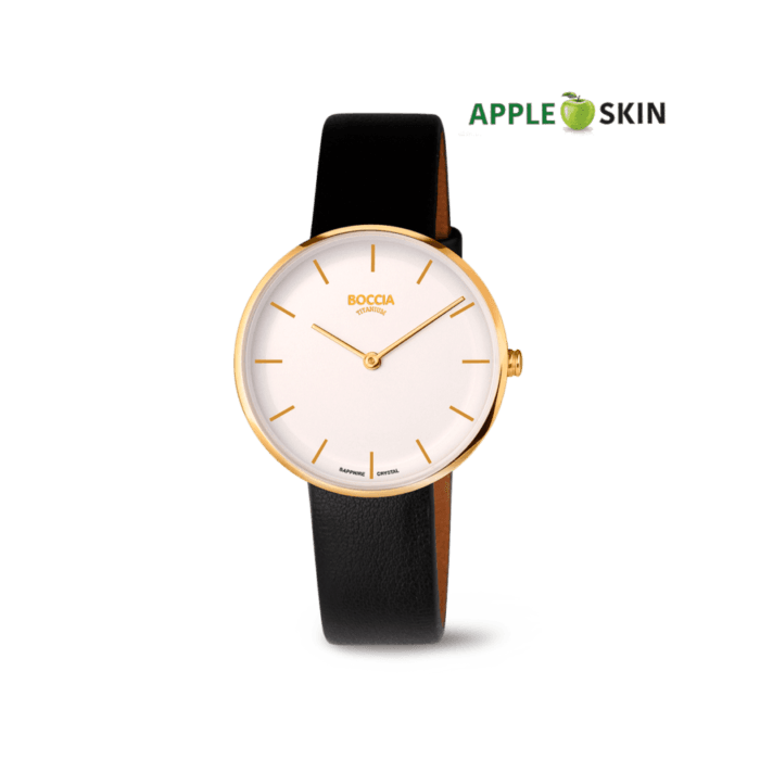 Boccia - montre titane cuir vegan