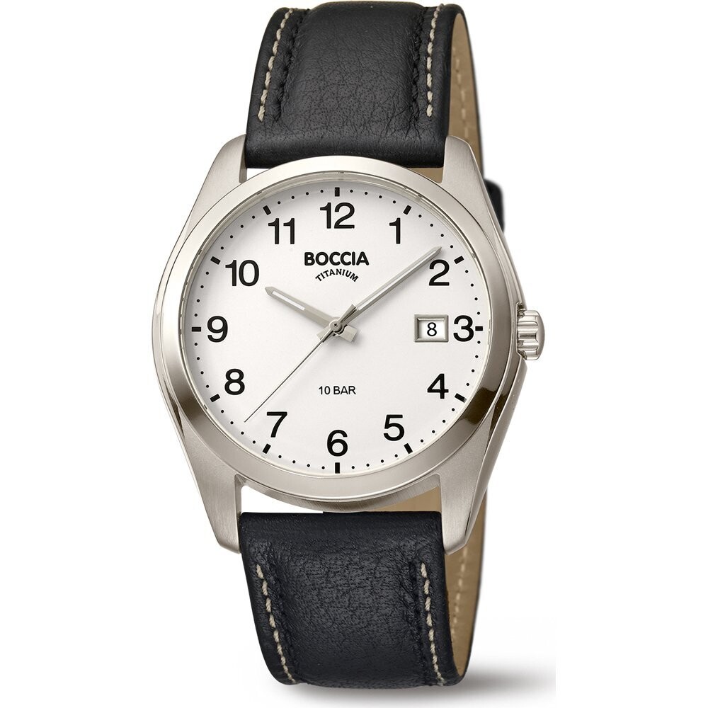 Boccia - Montre titane cuir