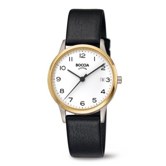 Boccia - Montre titane dorée