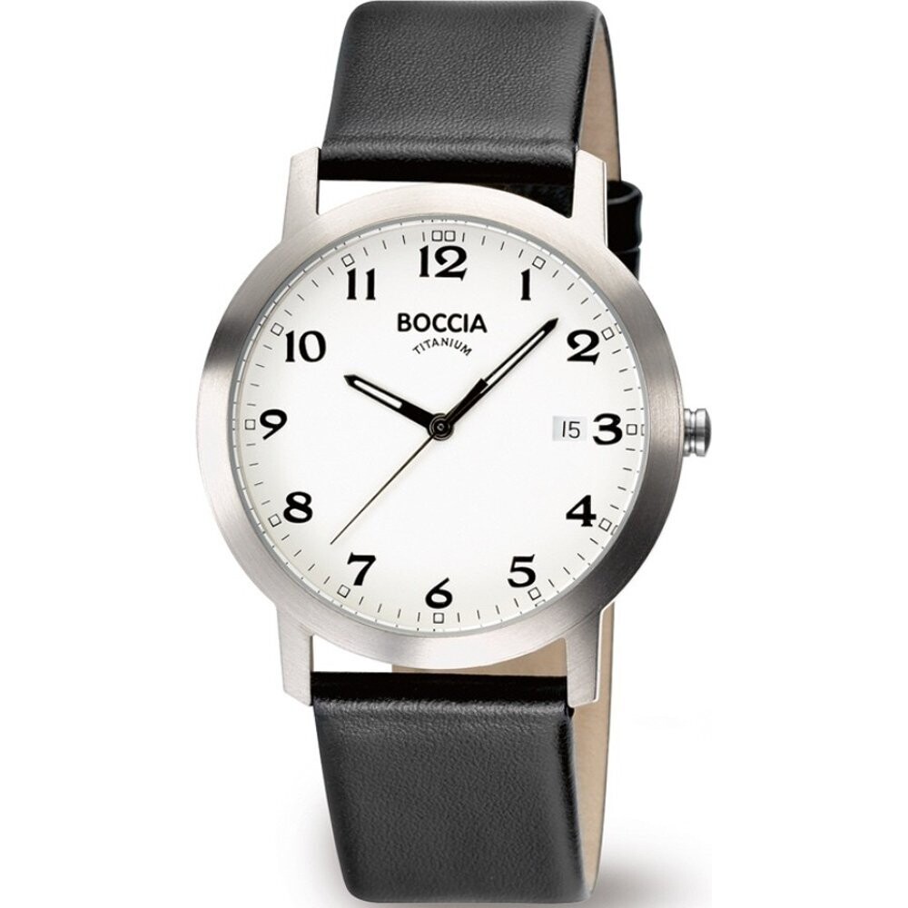 Boccia - Montre titane cuir