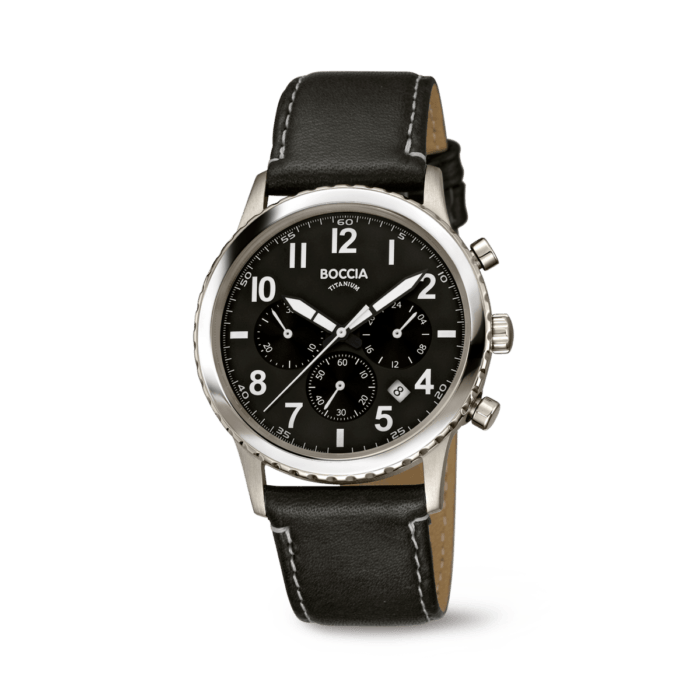 Boccia - Montre titane chrono