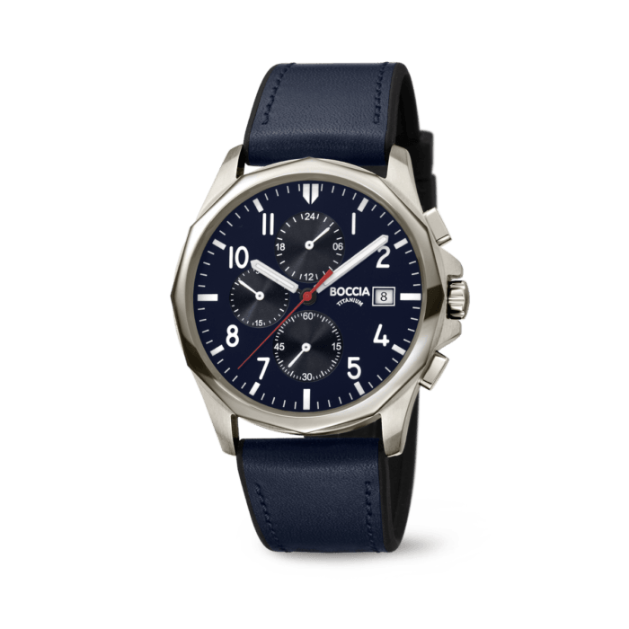 Boccia - Montre titane chrono