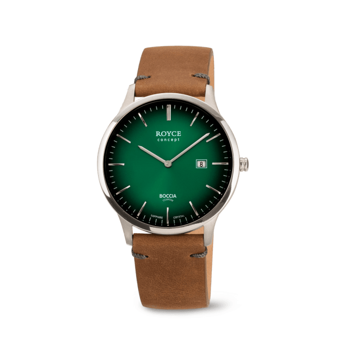 Boccia - Montre titane cuir