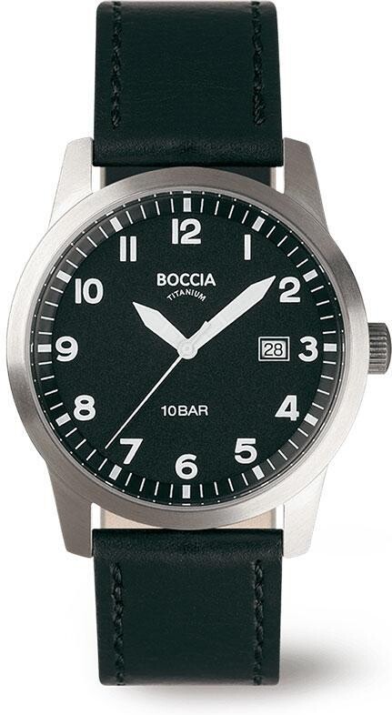 Boccia - Montre titane cuir