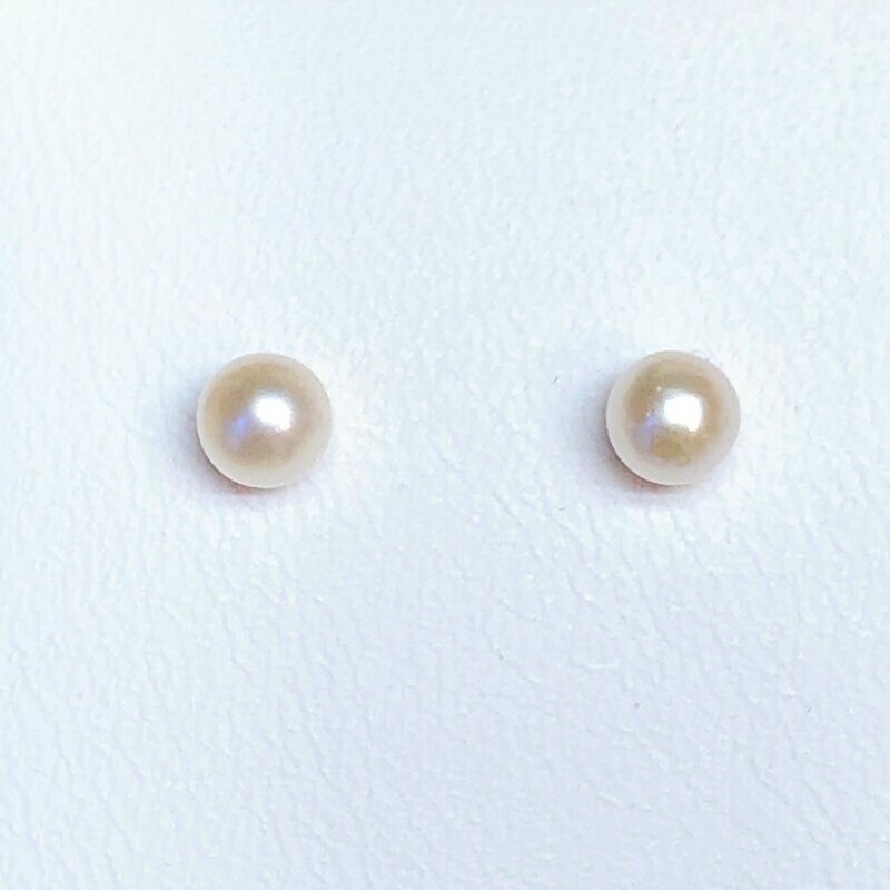 Boucles d'oreilles perles de culture d'eau douce