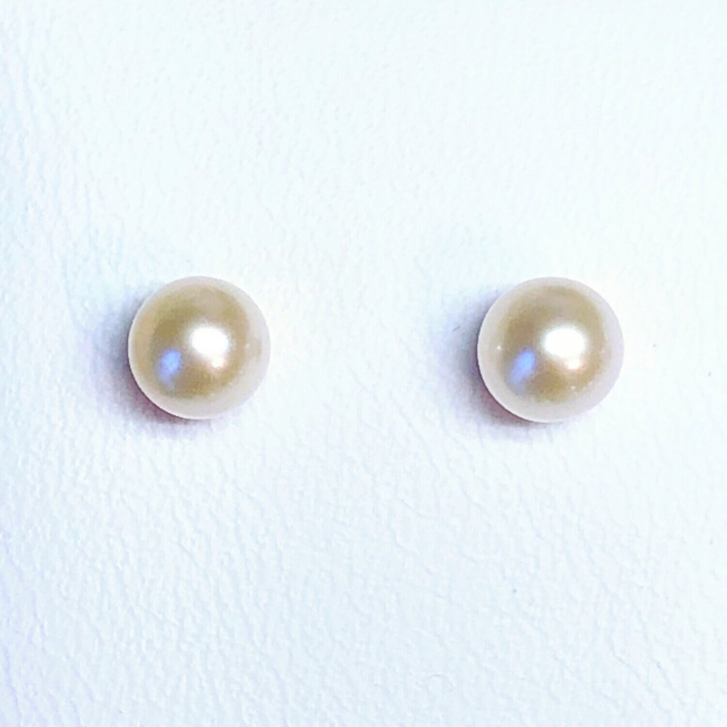 Boucles d'oreilles perles de culture d'eau douce