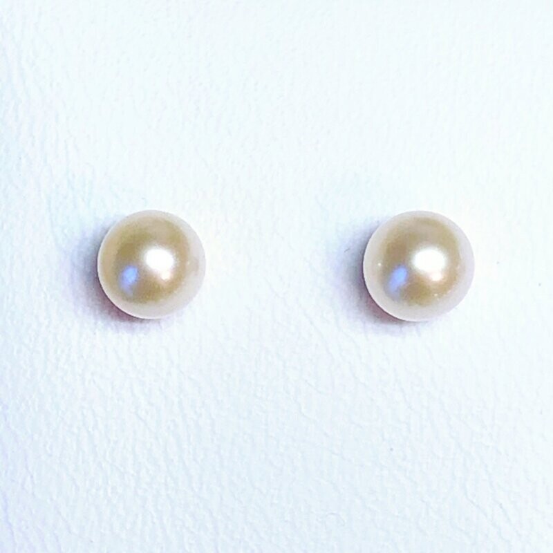 Boucles d'oreilles perles de culture d'eau douce
