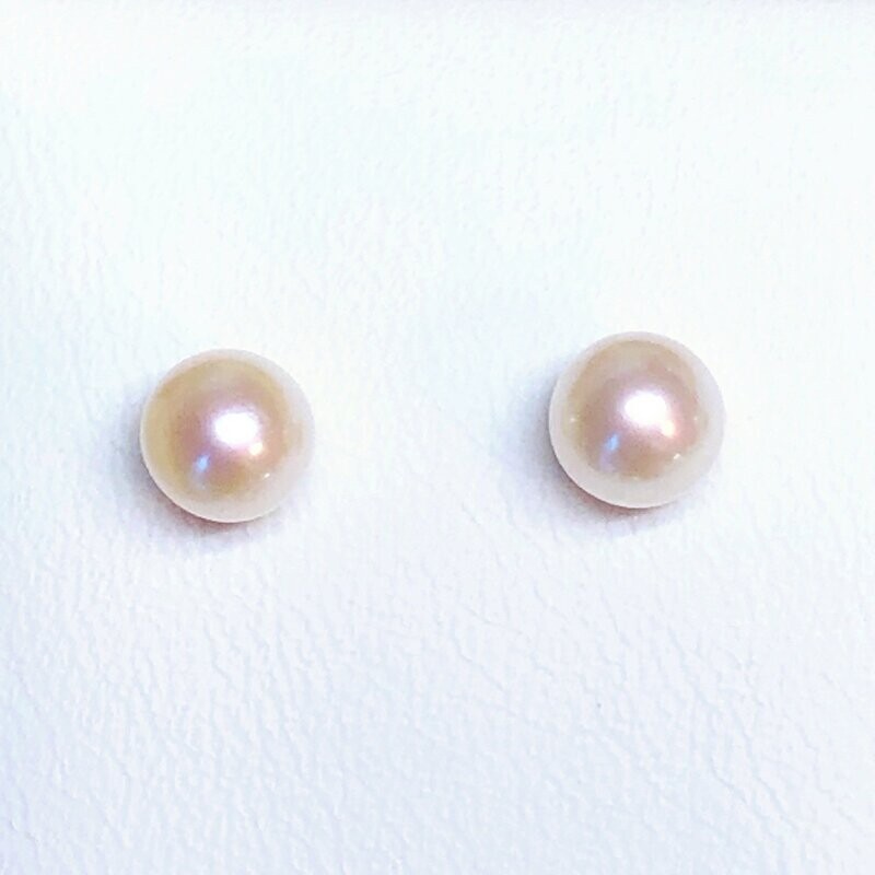 Boucles d'oreilles perles de culture d'eau douce