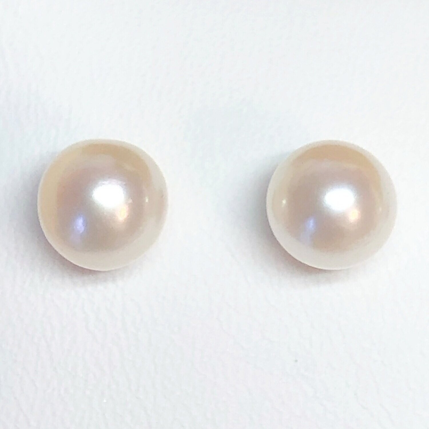 Boucles d'oreilles perles de culture d'eau douce