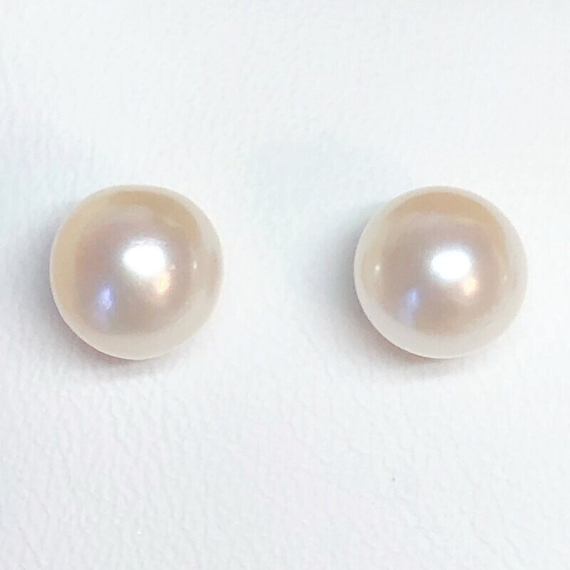 Boucles d'oreilles perles de culture d'eau douce