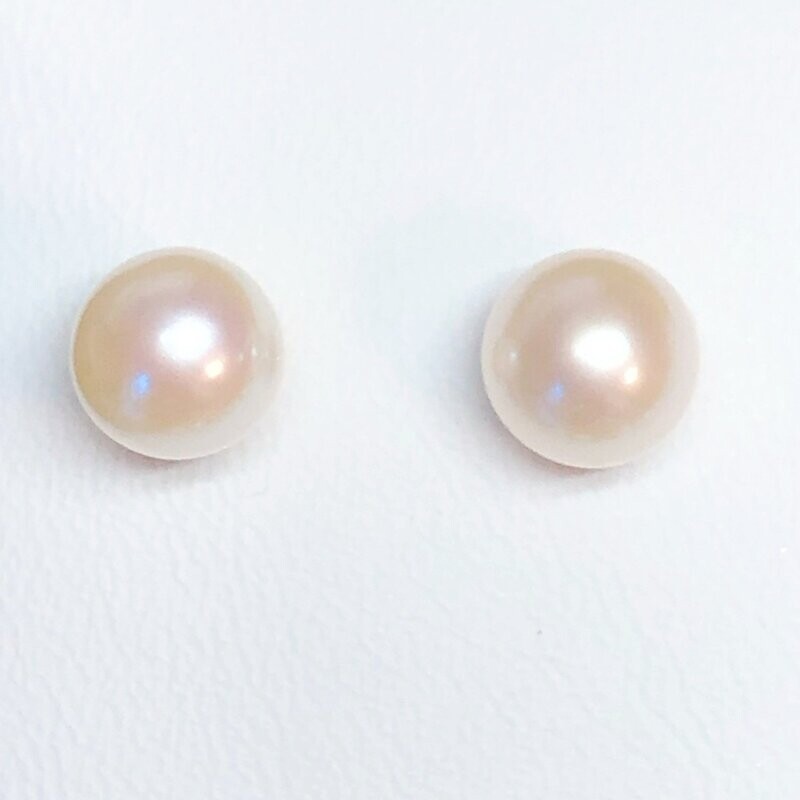 Boucles d'oreilles perles de culture d'eau douce