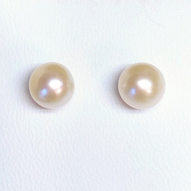Boucles d'oreilles perles de culture d'eau douce
