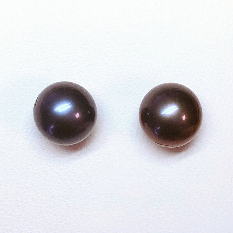 Boucles d'oreilles perles de culture d'eau douce