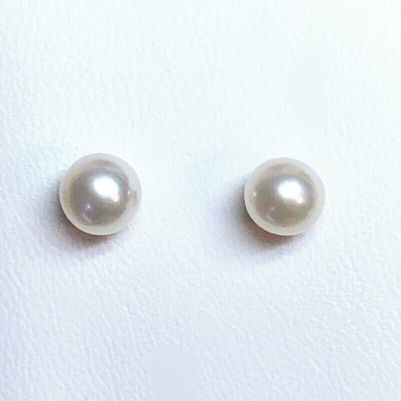 Boucles d'oreilles perles de culture d'eau douce
