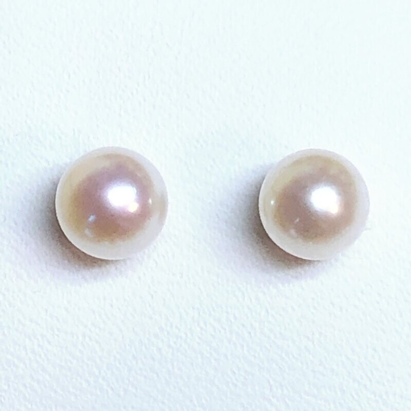 Boucles d'oreilles perles de culture Akoya