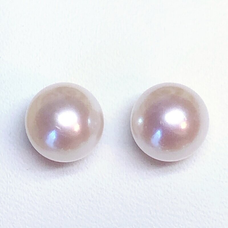 Boucles d'oreilles perles de culture Akoya