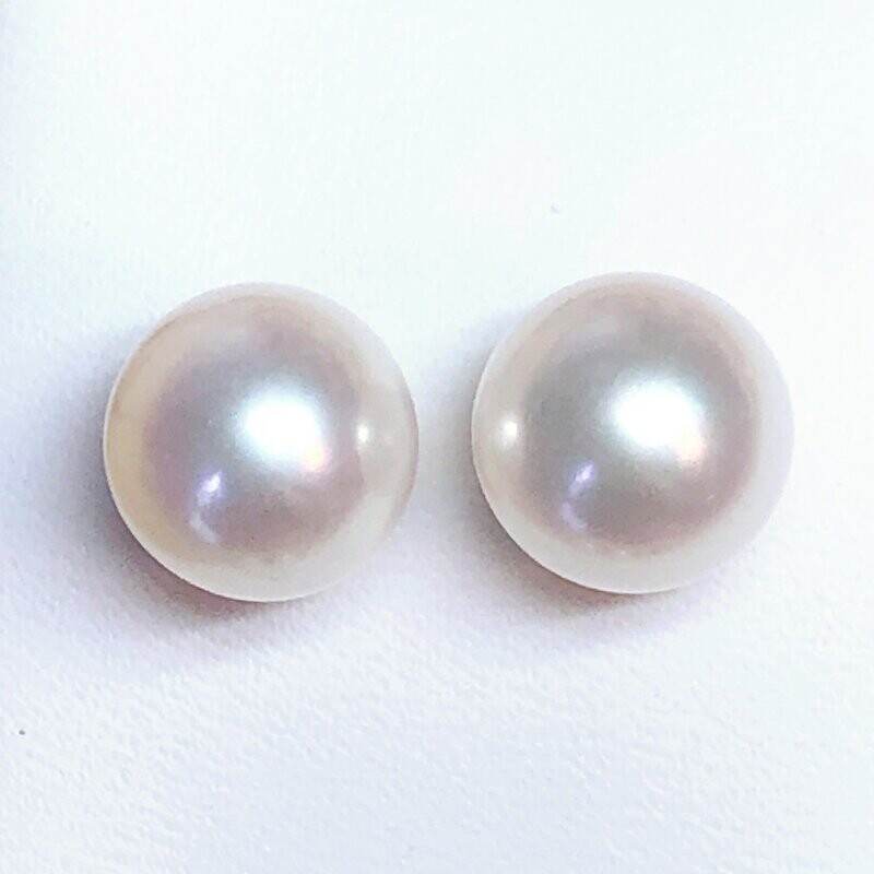 Boucles d'oreilles perles de culture Akoya