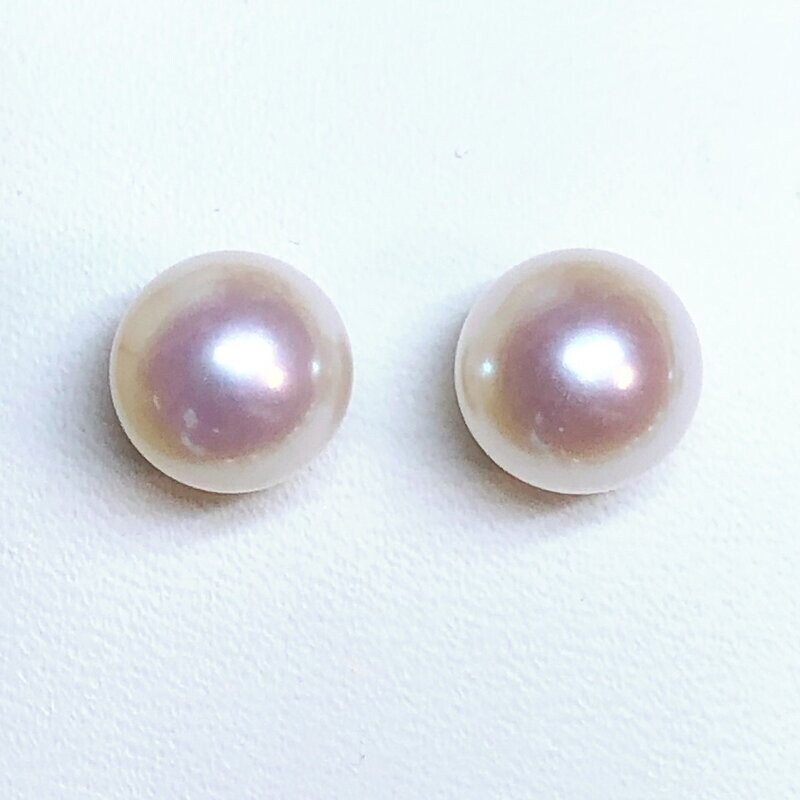 Boucles d'oreilles perles de culture Akoya