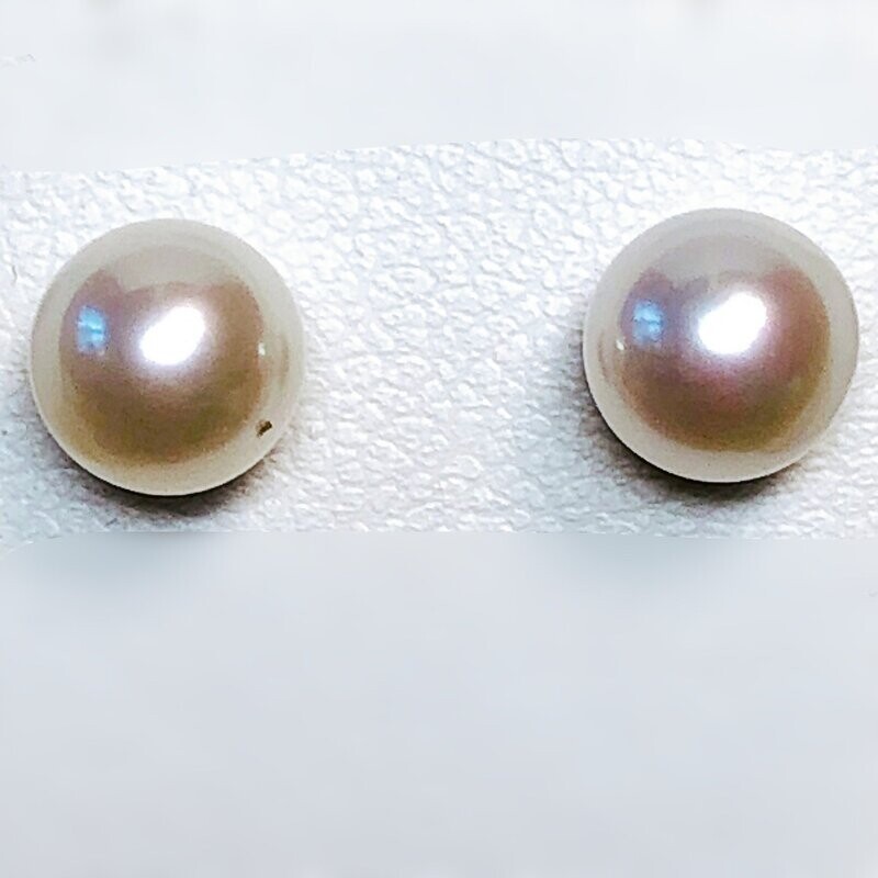 Boucles d'oreilles perles de culture Akoya