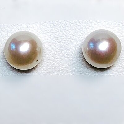 Boucles d'oreilles perles de culture Akoya
