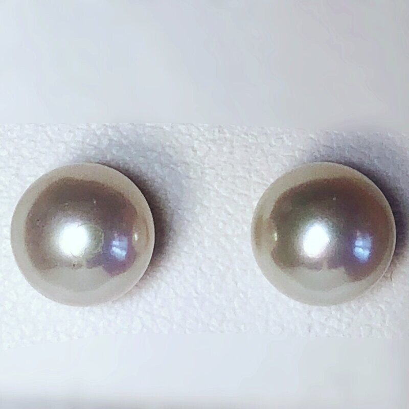 Boucles d'oreilles perles de culture Akoya