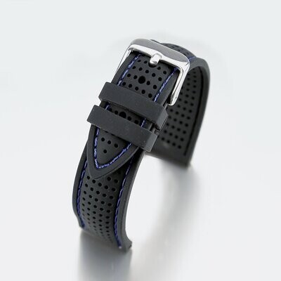 Bracelet silicone noir - Multi couleurs