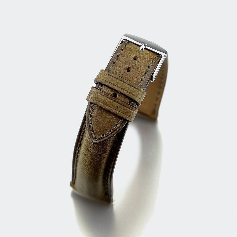 Bracelet montre Vachette lisse homme